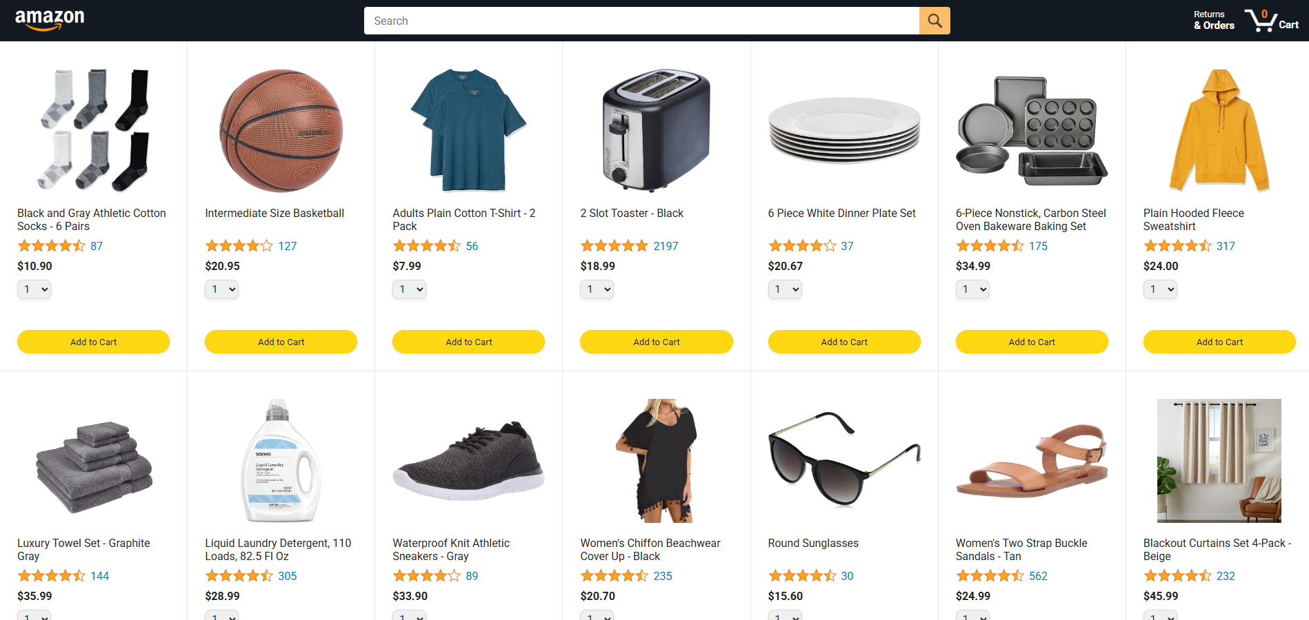 Amazon Clone Project